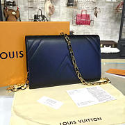 Louis Vuitton LOUISE CHAIN GM Black 3437 23cm - 4