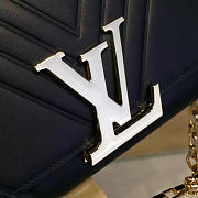 Louis Vuitton LOUISE CHAIN GM Black 3437 23cm - 5