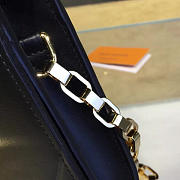 Louis Vuitton LOUISE CHAIN GM Black 3437 23cm - 6
