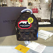 LV Palm Springs Backpack Mini World Tour Monogram Reverse Canvas 22cm - 2