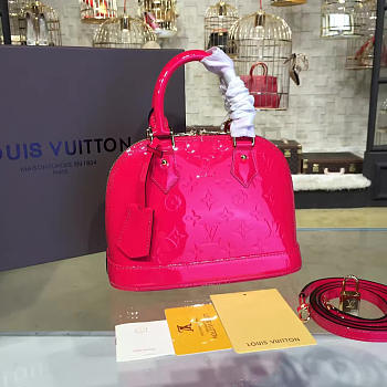 Louis Vuitton ALMA BB Monogram Vernis Leather 3555 24cm