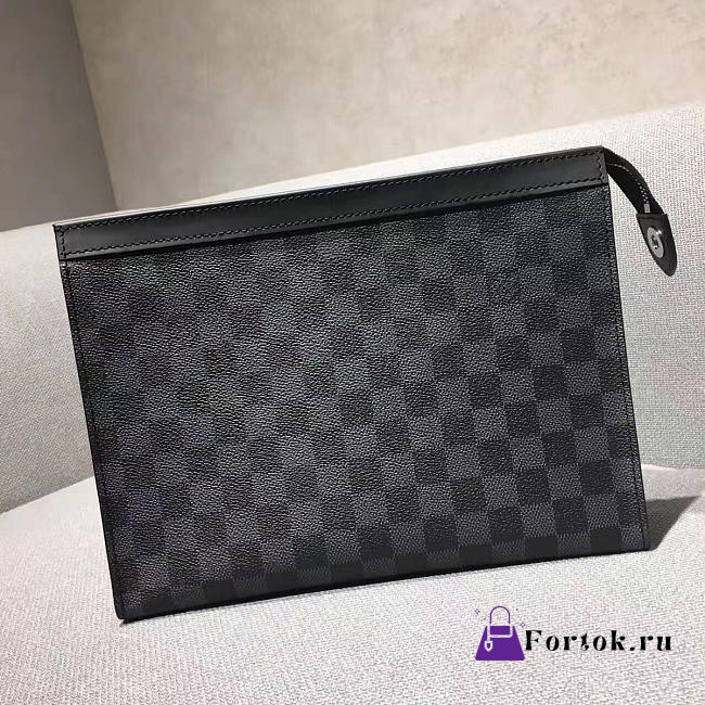 Louis Vuitton POCHETTE VOYAGE MM Damier Graphite Canvas 26cm  - 1