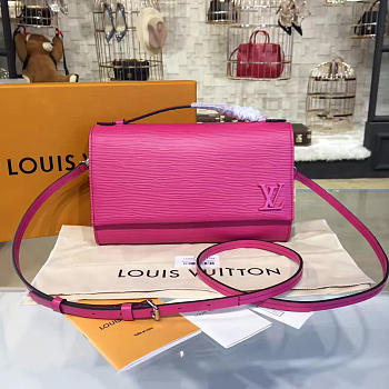 Louis Vuitton CLERY Epi Leather Pink M54538 23cm