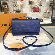 Louis Vuitton CLERY Epi Leather Navy M54538 23cm - 1