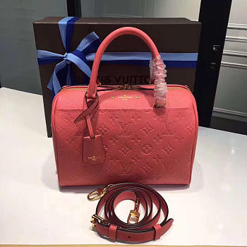 LOUIS VUITTON SPEEDY incarnadine pink 3811 25cm