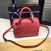 LOUIS VUITTON SPEEDY incarnadine pink 3811 25cm - 3