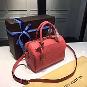 LOUIS VUITTON SPEEDY incarnadine pink 3811 25cm - 4