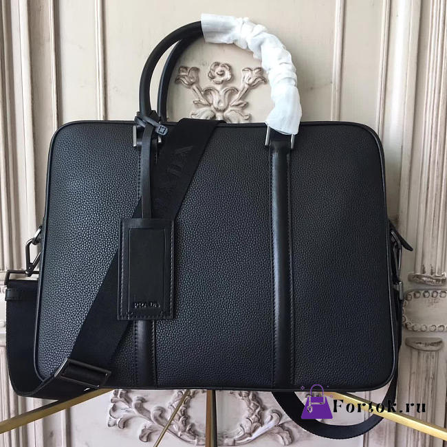 PRADA Leather Briefcase 4195 - 1