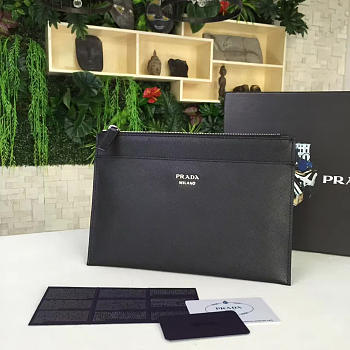 Prada Leather Clutch Bag 4261 26cm