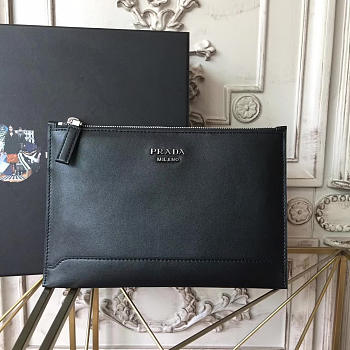 Prada Leather Clutch Bag 4309 25.5cm