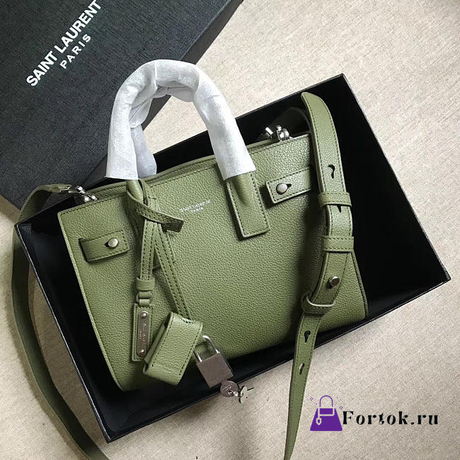 YSL Classic Sac-De-Jour Nano Green 4745 22cm  - 1