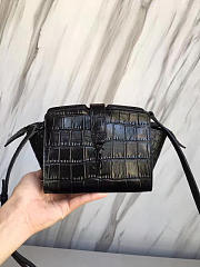 YSL Toy Cabas Crossbody Crocodile Black 4835 16cm  - 6