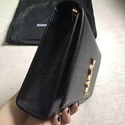 YSL MONOGRAM KATE GRAIN DE POUDRE EMBOSSED Black 4969 24cm  - 3