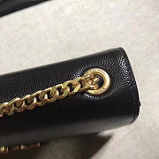 YSL MONOGRAM KATE GRAIN DE POUDRE EMBOSSED Black 4969 24cm  - 2