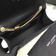 YSL MONOGRAM KATE Gold Tassel Black Leather 5059 24cm - 3