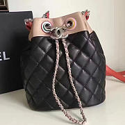 Chanel Small Drawstring Bucket Bag in Black A93730 21cm - 1