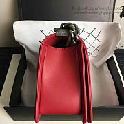 Chanel Caviar Quilted Calfskin Large Boy Bag Red A14042 VS09730 20cm  - 2