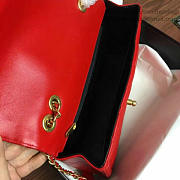 Chanel Quilted Lambskin Flap Bag Red A91365 25.5cm - 5