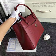 Chanel Calfskin Large Shopping Bag Burgundy A69929 27cm - 5