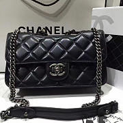 Chanel Quilted Calfskin Perfect Edge Silver Black A14041 26.5cm - 2