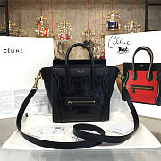 Celine Nano Luggage  Leather Shoulder Bag Z1025 20cm - 1