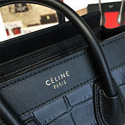 Celine Nano Luggage  Leather Shoulder Bag Z1025 20cm - 2