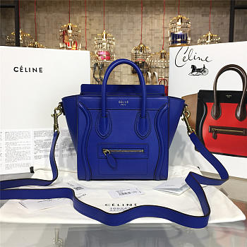 Celine Nano Luggage  Leather Shoulder Bag Z1033 20cm 