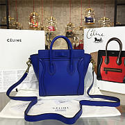 Celine Nano Luggage  Leather Shoulder Bag Z1033 20cm  - 4