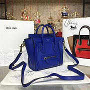Celine Nano Luggage  Leather Shoulder Bag Z1033 20cm  - 3