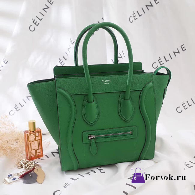 Celine Leather Micro Luggage Z1038 26cm - 1