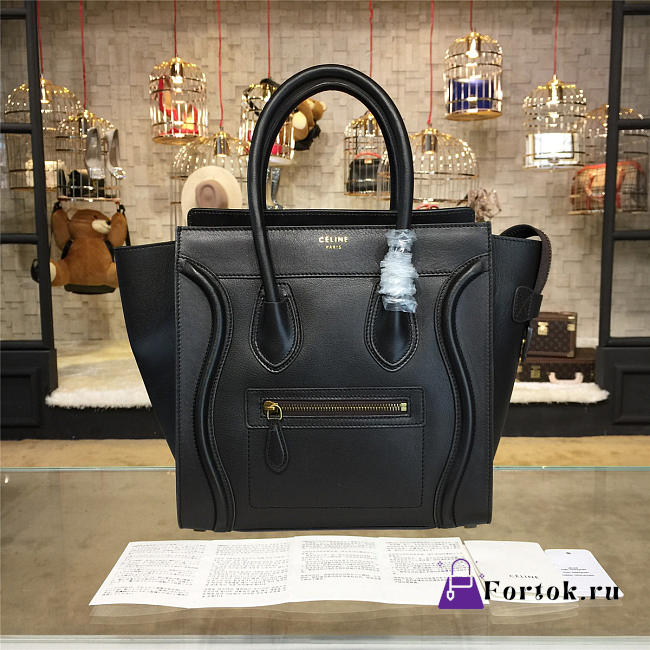 Celine Leather Micro Luggage Z1074 26cm  - 1