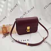 Celine Leather Classis Box 24cm  - 1