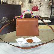 Delvaux Calfskin Mini Tempete Satchel Bronw 1467 21cm - 5
