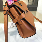 Delvaux Calfskin Mini Tempete Satchel Bronw 1467 21cm - 2