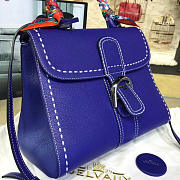Delvaux MM Brillant Satchel Blue 1485 28cm  - 4