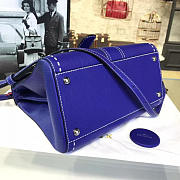 Delvaux MM Brillant Satchel Blue 1485 28cm  - 2