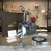 Delvaux Mini Brillant Satchel Silver 1516 20cm - 5