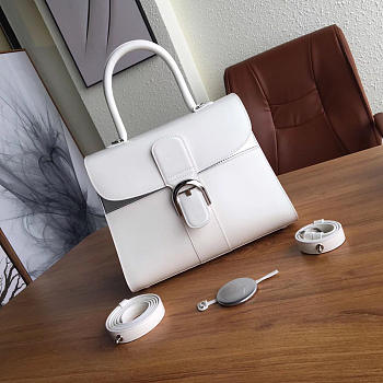 Delvaux MM Brillant Satchel White 1530 28cm