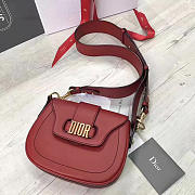 Dior FENCE Shoulder Bag Red Wine 1726 22.5cm - 1