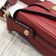 Dior FENCE Shoulder Bag Red Wine 1726 22.5cm - 3