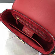 Dior FENCE Shoulder Bag Red Wine 1726 22.5cm - 4
