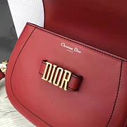 Dior FENCE Shoulder Bag Red Wine 1726 22.5cm - 6