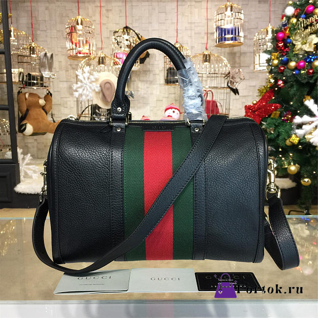 Gucci gg supreme handle bag 2211 32cm - 1