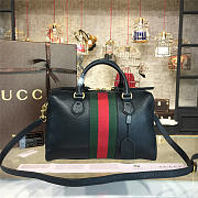 Gucci gg supreme handle bag 2215 33cm - 1