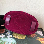 Gucci Marmont Pocket 2634 Red Wine 18cm - 3