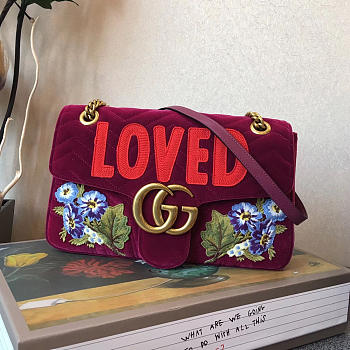 GUCCI LOVED Wine Red 2661 31cm