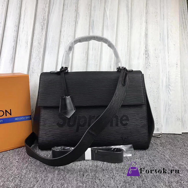 Louis Vuitton Supreme Handbag Black M41388 - 1