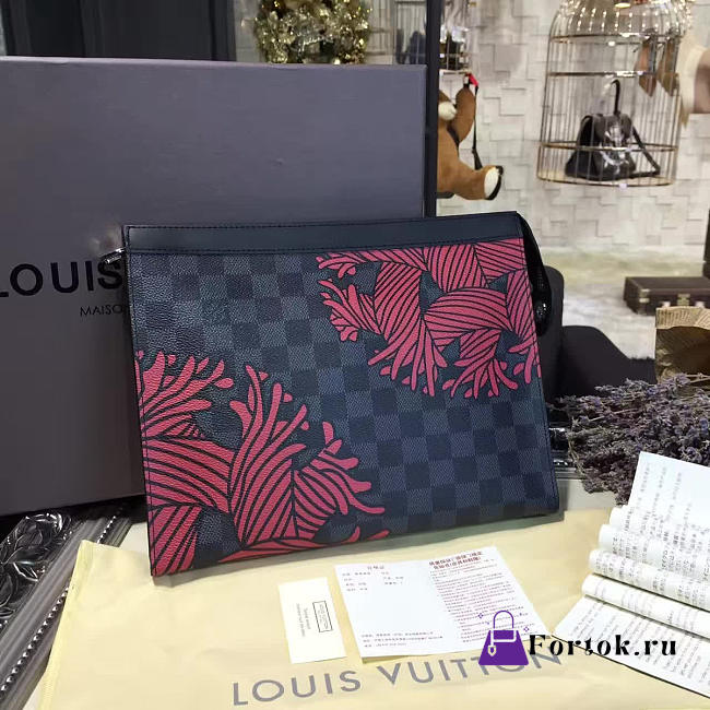 Louis Vuitton VOYAGE MM RED  - 1