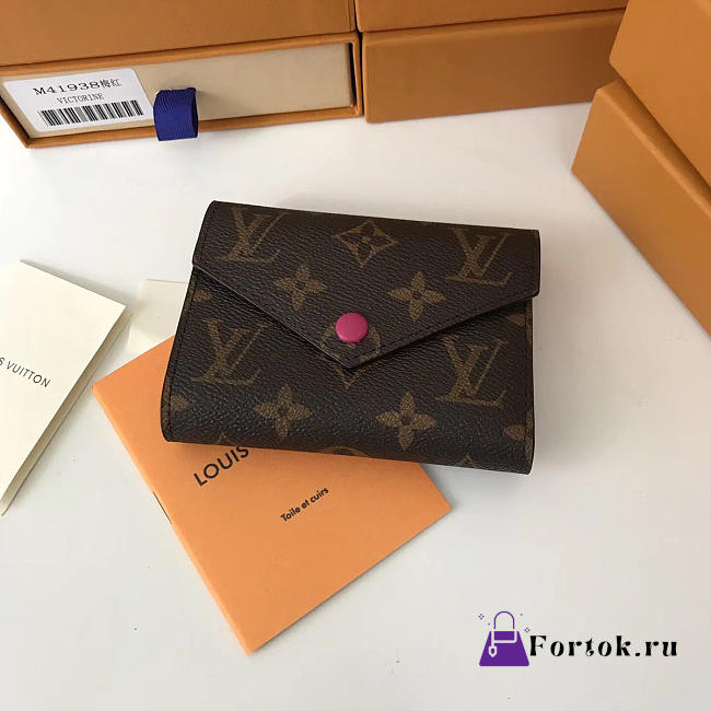 Louis Vuitton Victorine wallet Fuchsia 3208 - 1