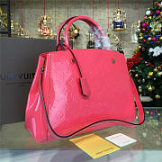 LOUIS VUITTON MONTAIGNE MM PINK  - 3
